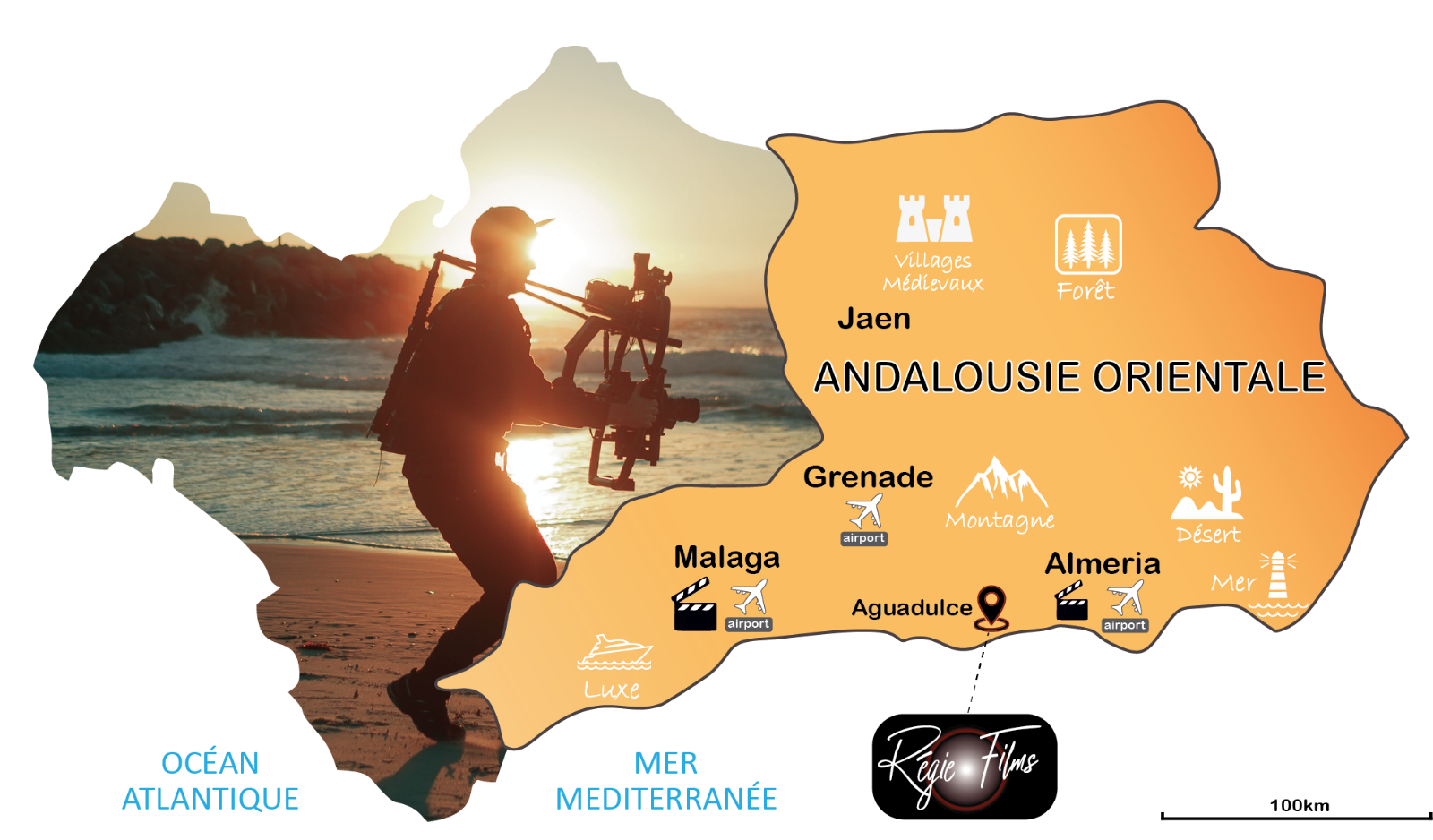 andalousie map